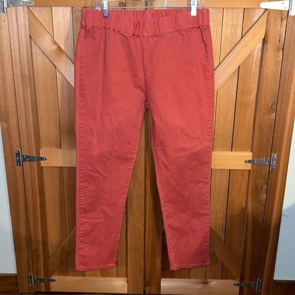 Soft Surroundings Burnt Orange Pull-On Pants PM - Picture 1 of 7